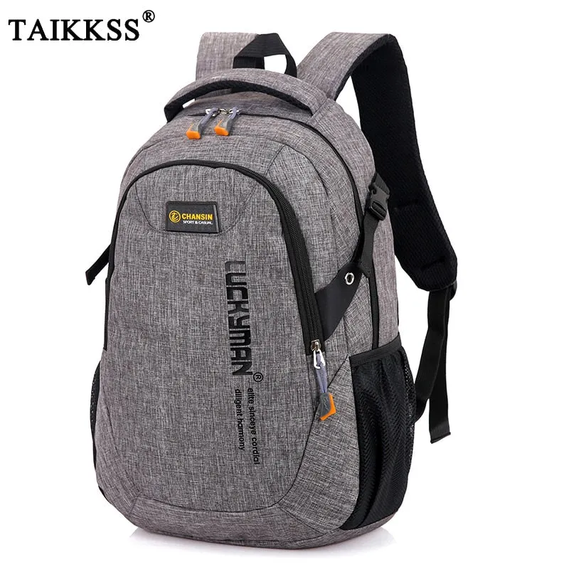 2020 New Fashion Men's Backpack Bag Male Polyester Laptop Backpack Computer Bags high school student college students bag male