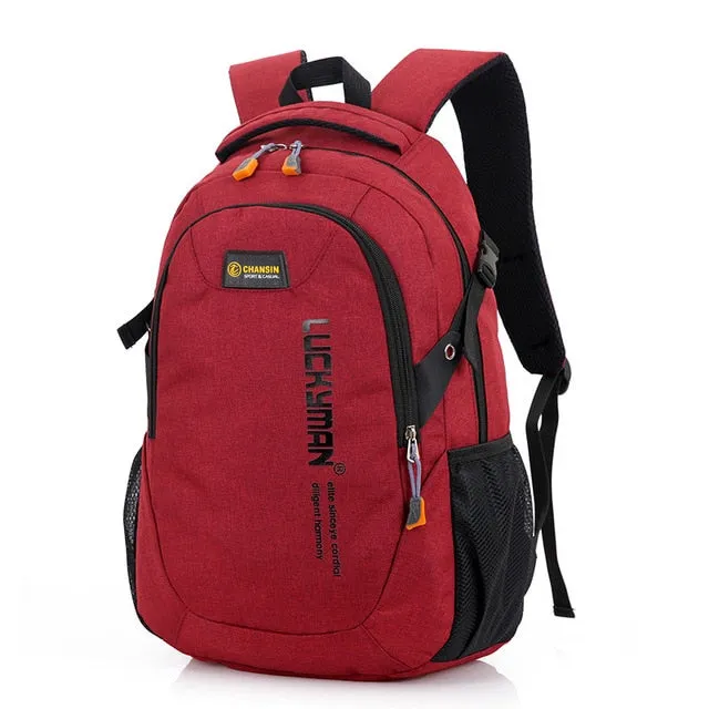 2020 New Fashion Men's Backpack Bag Male Polyester Laptop Backpack Computer Bags high school student college students bag male