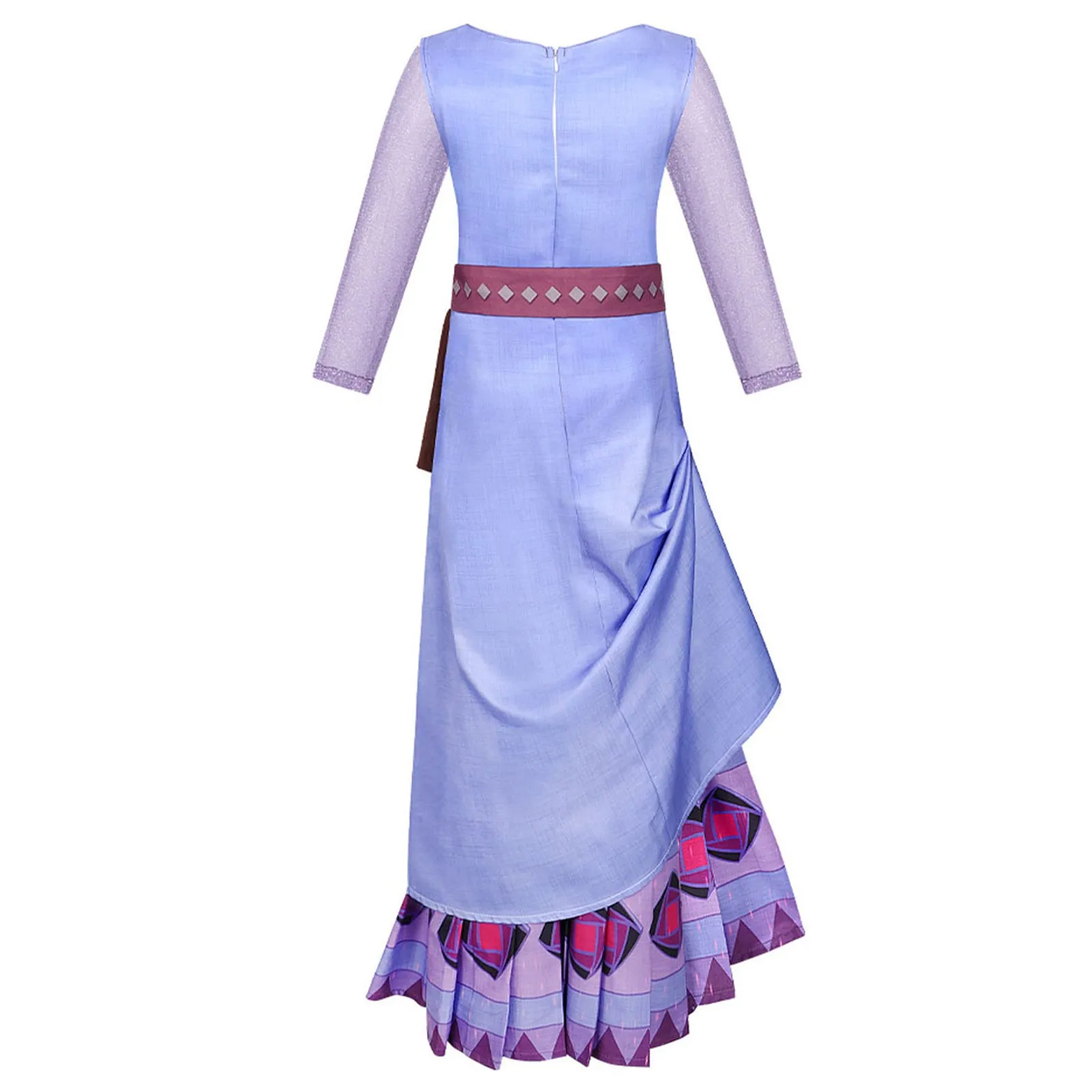 Girls Princess Asha Costume Halloween Dress Accessories