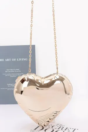Heart-Shaped Acrylic Case Bag – Bold, Stylish & Playful