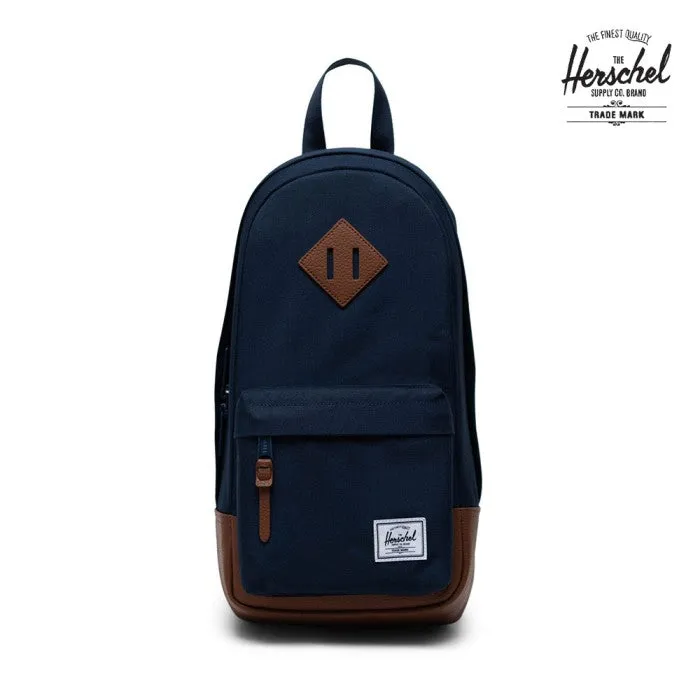 Herschel Heritage Shoulder Bag 7.4L - Navy/Tan