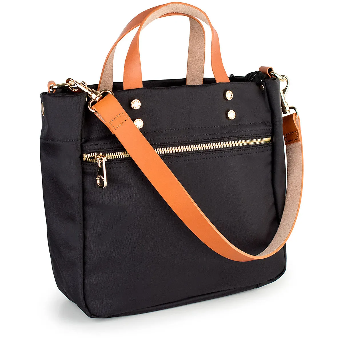 Joey Nylon Tote - Black (Ships in 1-2 Weeks)