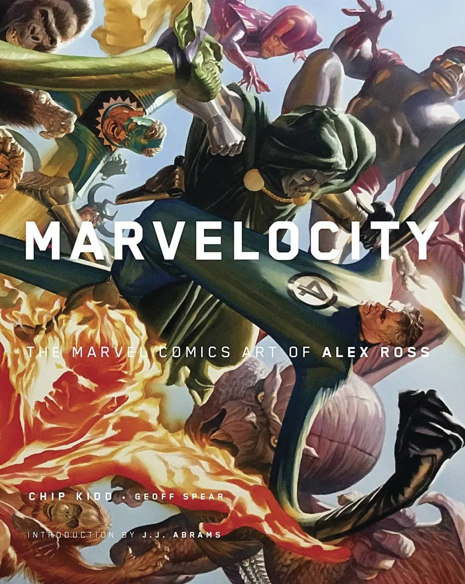 Marvelocity Marvel Art Alex Ross HC Signed Ross Exclusive