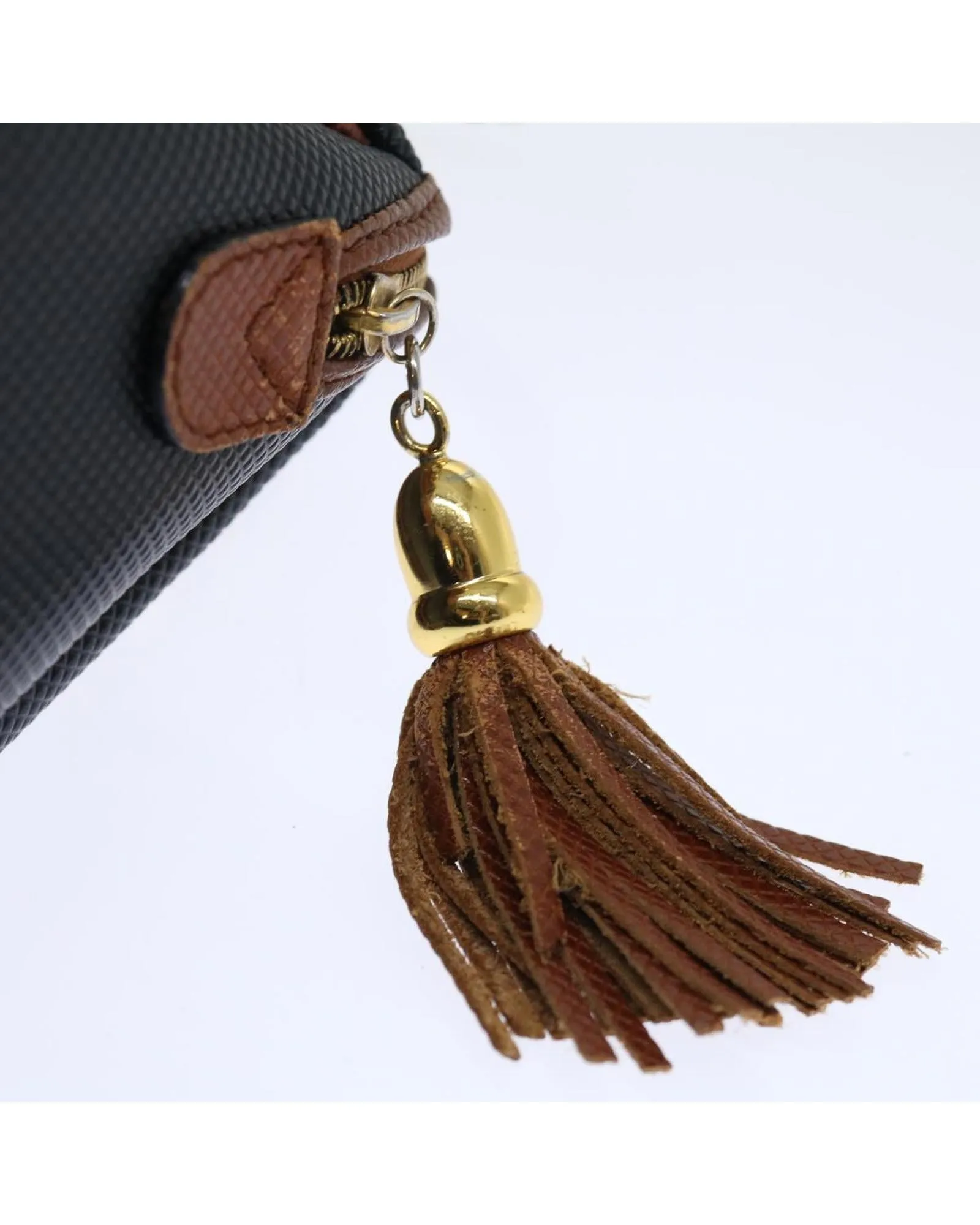 Navy PVC Leather Hand Bag
