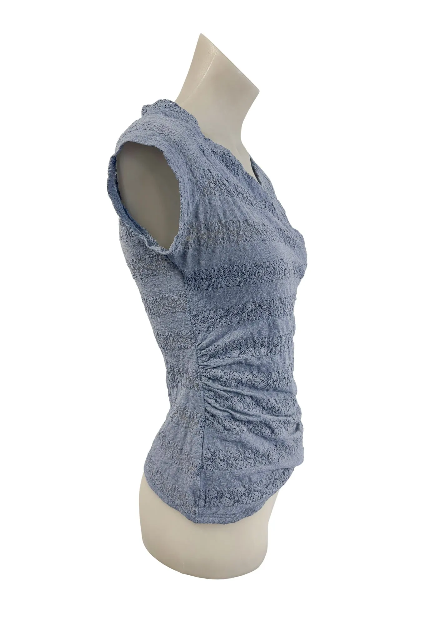 Portmans Aussie made lacey wrap top, M