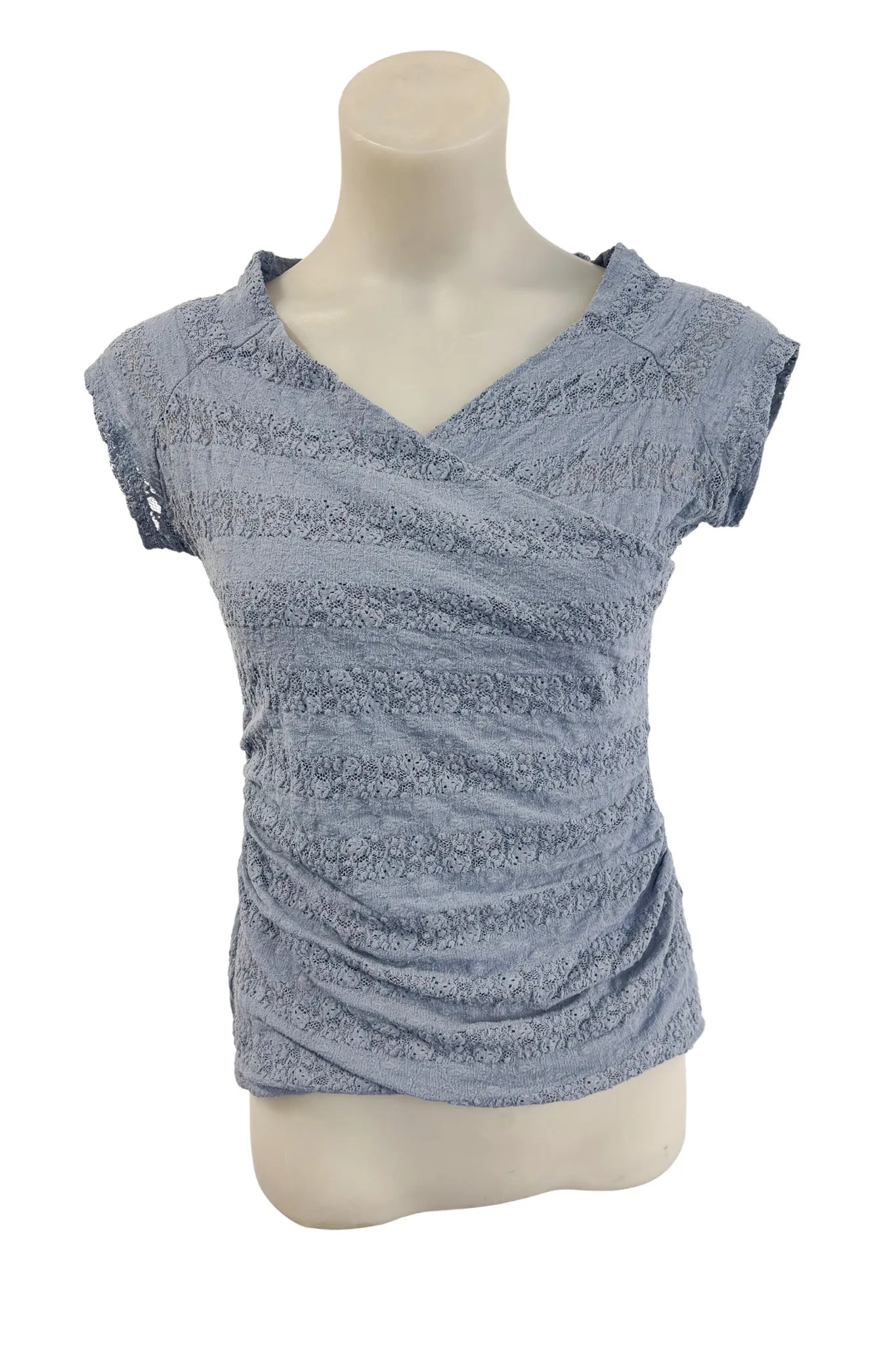 Portmans Aussie made lacey wrap top, M