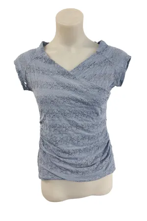 Portmans Aussie made lacey wrap top, M