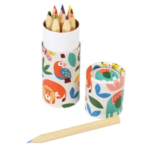 Rex London Colouring Pencils Wild Wonders (Set of 12)