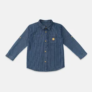 Shirt/ Kemeja Anak Laki/ Rodeo Junior Denim Stripe Shirt