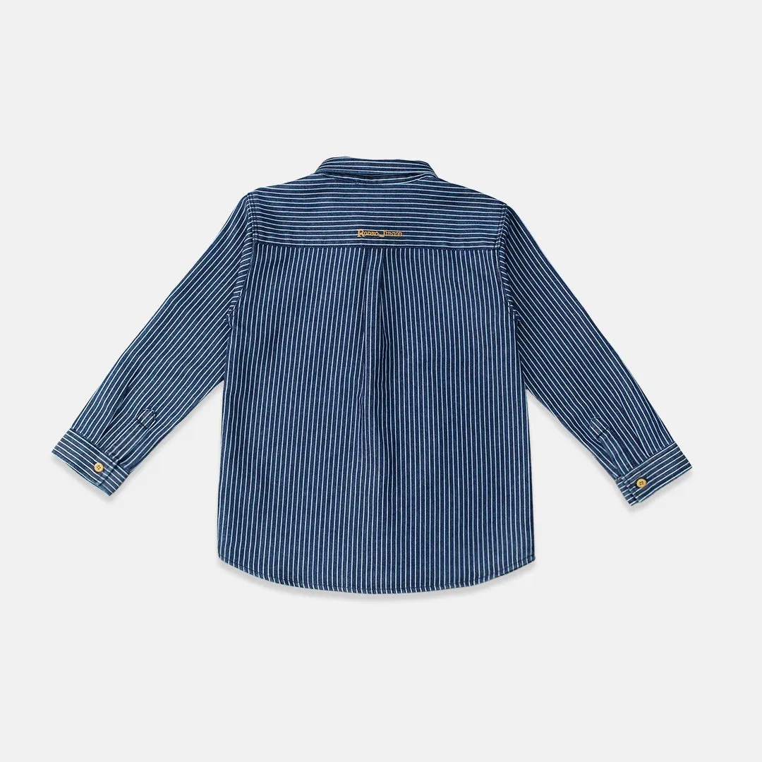 Shirt/ Kemeja Anak Laki/ Rodeo Junior Denim Stripe Shirt