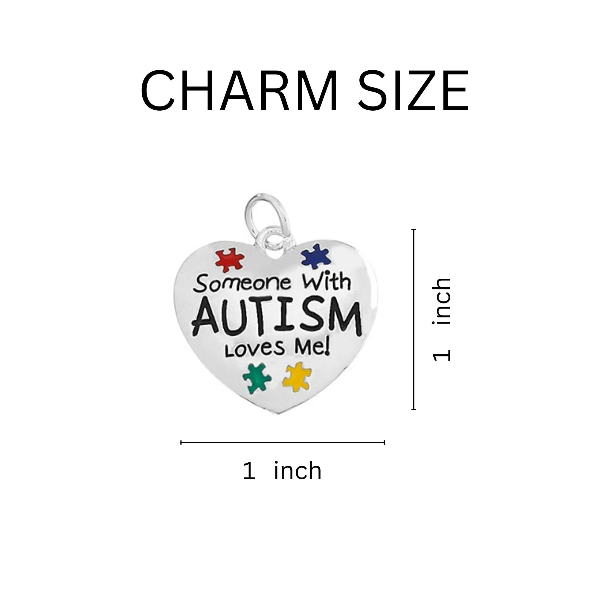 Someone Loves Me Autism Awareness Hanging Charms